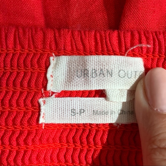 Urban Outfitters Poppy Red Midi Dress - Picture 4 of 6